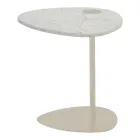 Konferenční stolek do obývacího pokoje z kovu a mramoru Marquinia, luxusní design - Yassine Viadurini