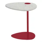 Konferenční stolek do obývacího pokoje z kovu a mramoru Marquinia, luxusní design - Yassine Viadurini