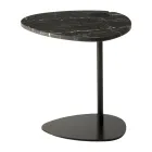 Konferenční stolek do obývacího pokoje z kovu a mramoru Marquinia, luxusní design - Yassine Viadurini