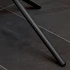 Kulatý konferenční stolek do obývacího pokoje Kovová a keramická základna Oapca - Shanghai Viadurini