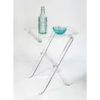 Skládací stůl s průhledným zásobníkem z plexiskla 2 velikosti - Robbie Viadurini