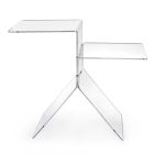 Transparentní barevný konferenční stolek z plexiskla do obývacího pokoje Made in Italy - Kamon Viadurini