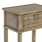 Telefonní stolek se 3 zásuvkami a policí Made in Italy - Culsu Viadurini