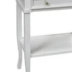 Telefonní stolek se 3 zásuvkami a policí Made in Italy - Culsu Viadurini