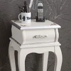 Stojan na telefon v klasickém stylu ze dřeva Made in Italy - Hastings Viadurini