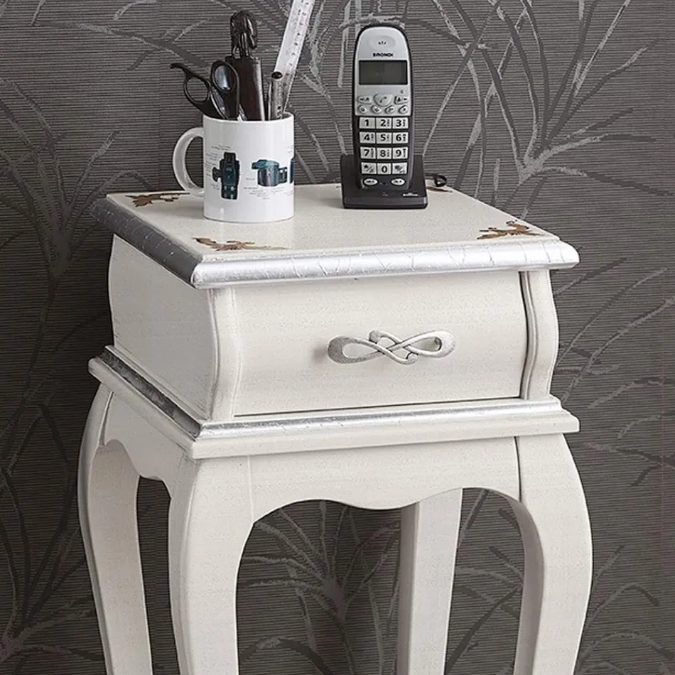 Stojan na telefon v klasickém stylu ze dřeva Made in Italy - Hastings Viadurini