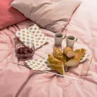 Konferenční stolek transparentní lunchbox konstrukce Olivia made in Italy Viadurini