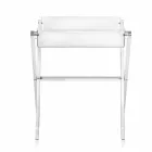 Konferenční stolek transparentní lunchbox konstrukce Olivia made in Italy Viadurini