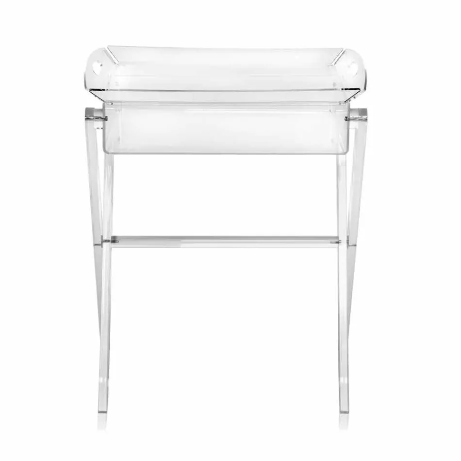Konferenční stolek transparentní lunchbox konstrukce Olivia made in Italy Viadurini