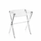 Konferenční stolek transparentní lunchbox konstrukce Olivia made in Italy Viadurini