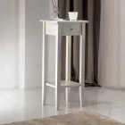 Čtvercový konferenční stolek se čtvercovou policí v různých výškách vyrobený v Itálii - Apus Viadurini