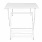 Skládací venkovní konferenční stolek z lakovaného hliníku - Hunt Viadurini