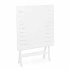 Skládací venkovní konferenční stolek z lakovaného hliníku - Hunt Viadurini