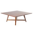 Konferenční stolek Square Garden z leštěného mahagonu Made in Italy - Balin Viadurini