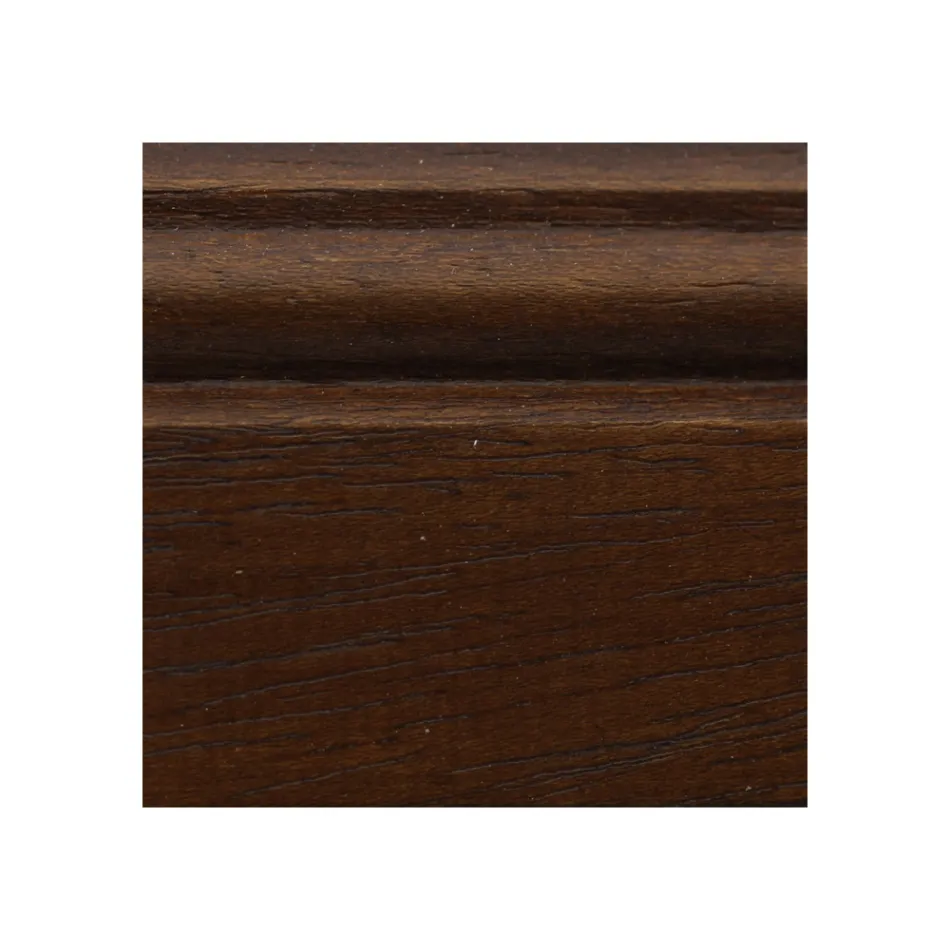 Obdélníkový konferenční stolek se 4 zásuvkami a 2 dřevěnými táhly Made in Italy - Ade Viadurini