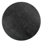 Kulatý konferenční stolek s ocelovou základnou a kameninovou deskou Made in Italy - Alisea Viadurini