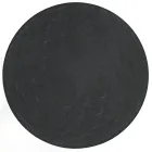 Kulatý konferenční stolek s ocelovou základnou a skleněnou deskou Made in Italy - Alisea Viadurini