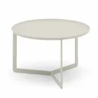 Kulatý venkovní konferenční stolek z konopí nebo bahna - Stephane Viadurini