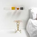 Kulatý stůl o průměru 36 cm Janis vícebarevný design, vyrobeno v Itálii Viadurini