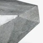 Vnitřní tvarovaný konferenční stolek z fosilního kamene s různými povrchovými úpravami - sluchátka Viadurini