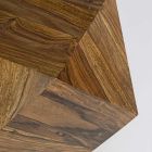 Konferenční stolek v designu Sheesham Wood Polygonal Homemotion - Torrice Viadurini