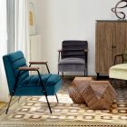 Konferenční stolek v designu Sheesham Wood Polygonal Homemotion - Torrice Viadurini