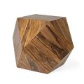 Konferenční stolek v designu Sheesham Wood Polygonal Homemotion - Torrice