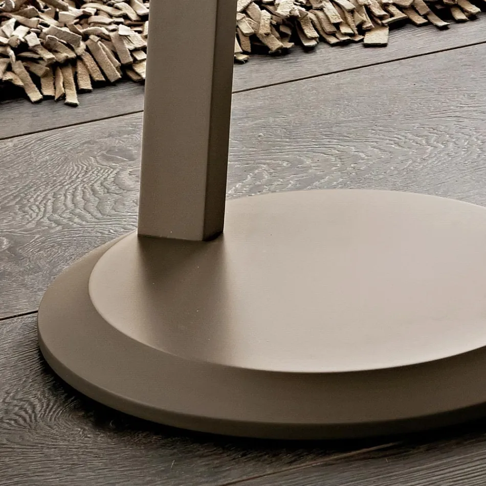 Lakovaný konferenční stolek z MDF s rámem z masivního dřeva vyrobený v Itálii - Tobiko Viadurini