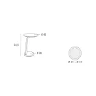 Lakovaný konferenční stolek z MDF s rámem z masivního dřeva vyrobený v Itálii - Tobiko Viadurini