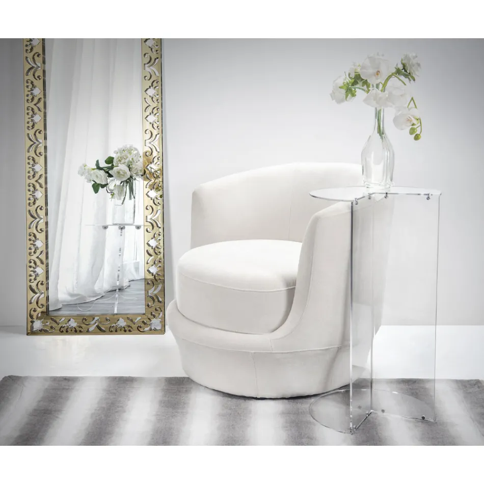 Konferenční stolek z průhledného nebo barevného plexiskla Made in Italy - Tabli Viadurini