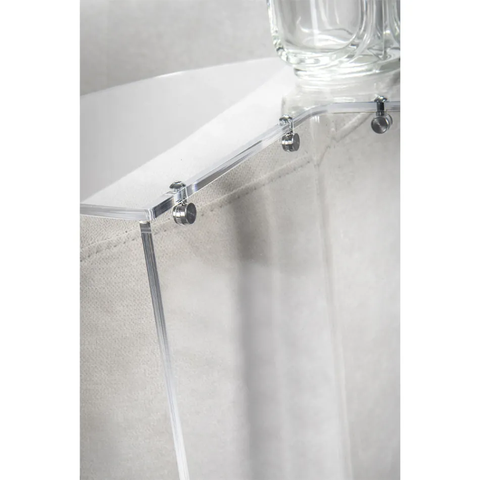 Konferenční stolek z průhledného nebo barevného plexiskla Made in Italy - Tabli Viadurini