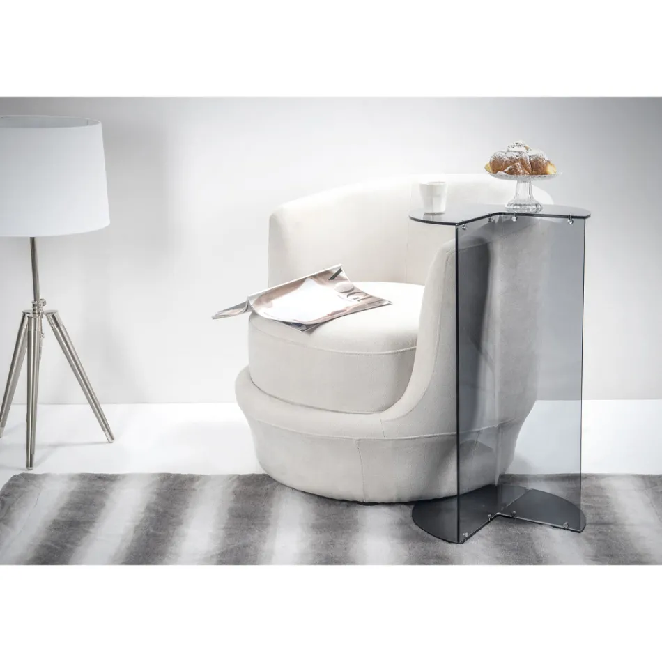 Konferenční stolek z průhledného nebo barevného plexiskla Made in Italy - Tabli Viadurini