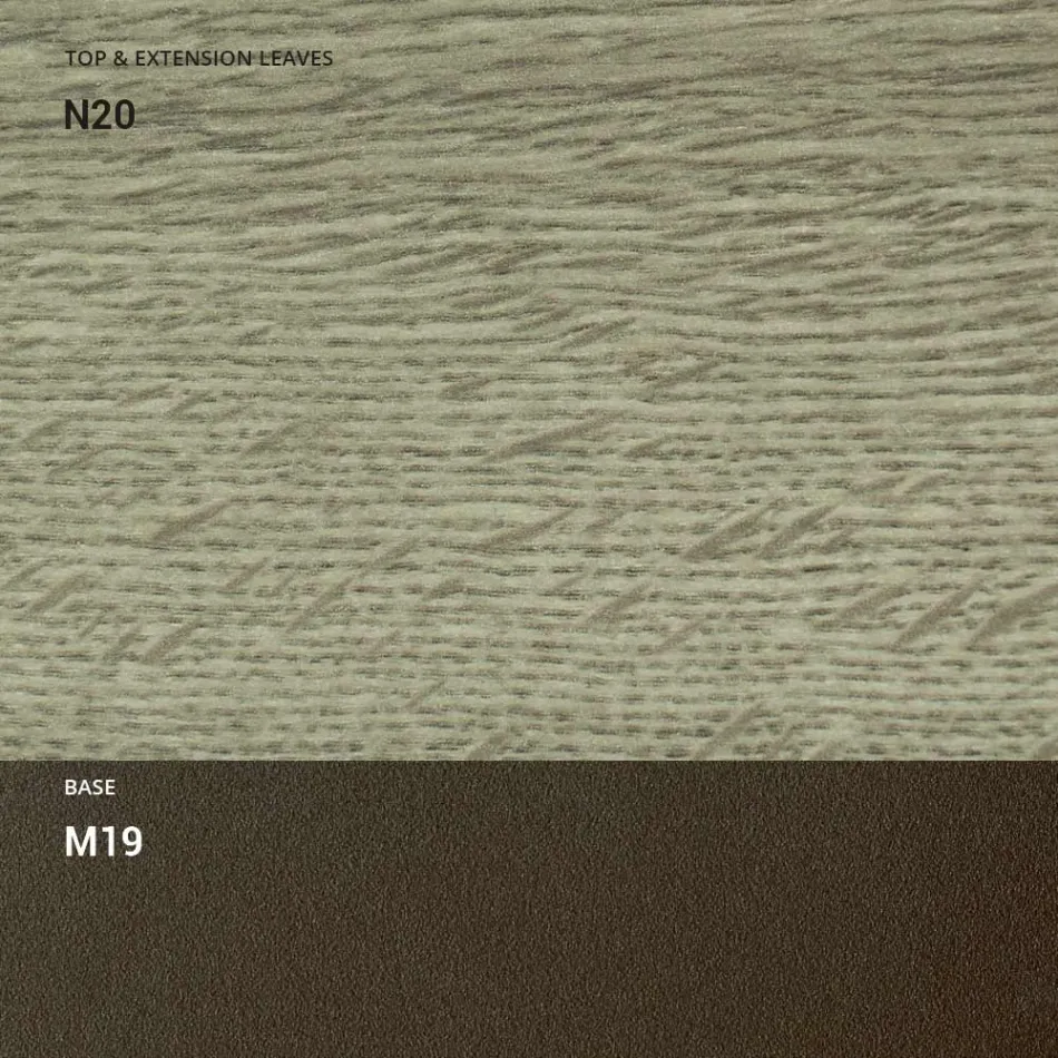 Transformovatelný konferenční stolek z kovu a dřeva vyrobený v Itálii - Veneris Viadurini