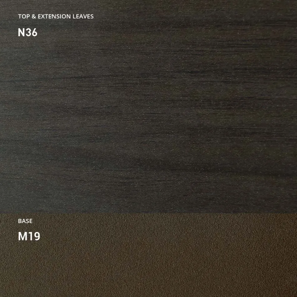 Transformovatelný konferenční stolek z kovu a dřeva vyrobený v Itálii - Veneris Viadurini