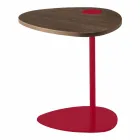 Konferenční stolek do obývacího pokoje z kovu a dřeva, luxusní design - Yassine Viadurini