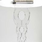 Bílý kulatý stůl o průměru 50 cm Moderní design Janis, made in Italy Viadurini