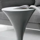 Kulatý konferenční stolek ve tvaru lodi z kovu a leptaného skla - nastupování Viadurini