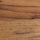 Kulatý konferenční stolek z recyklovaného dřeva a oceli v bílé nebo šedé barvě – Genoveffa Viadurini