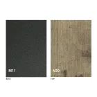 Transformovatelný konferenční stolek s dřevěnou deskou a kovovou základnou vyroben v Itálii - broskev Viadurini