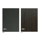 Transformovatelný konferenční stolek s dřevěnou deskou a kovovou základnou vyroben v Itálii - broskev Viadurini