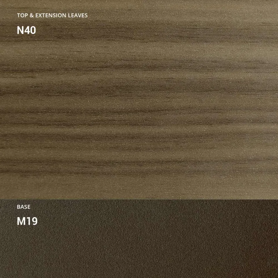 Transformovatelný konferenční stolek v dřevěném jídelním stole Made in Italy - Aikido Viadurini