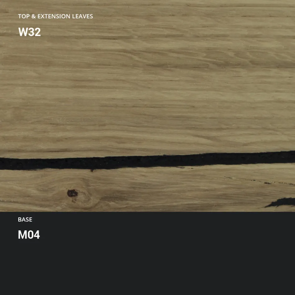 Transformovatelný konferenční stolek v dřevěném jídelním stole Made in Italy - Polar Viadurini