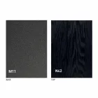 Konferenční stolek přeměnitelný na jídelní stůl Dřevěná deska a kovová základna - broskev Viadurini