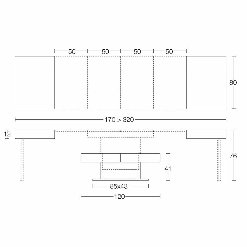 Moderní transformovatelný konferenční stolek s maltovou deskou vyrobený v Itálii - Salomon Viadurini