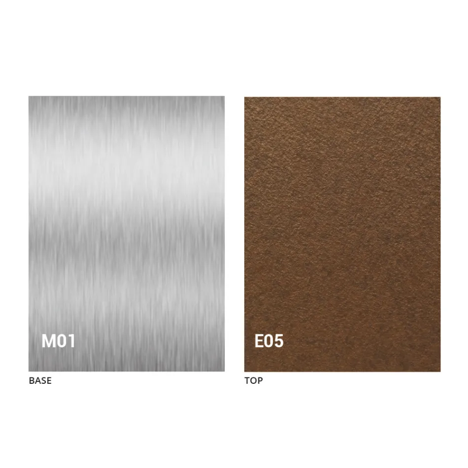 Moderní transformovatelný konferenční stolek, efekt malty, vyrobený v Itálii - Salomon Viadurini