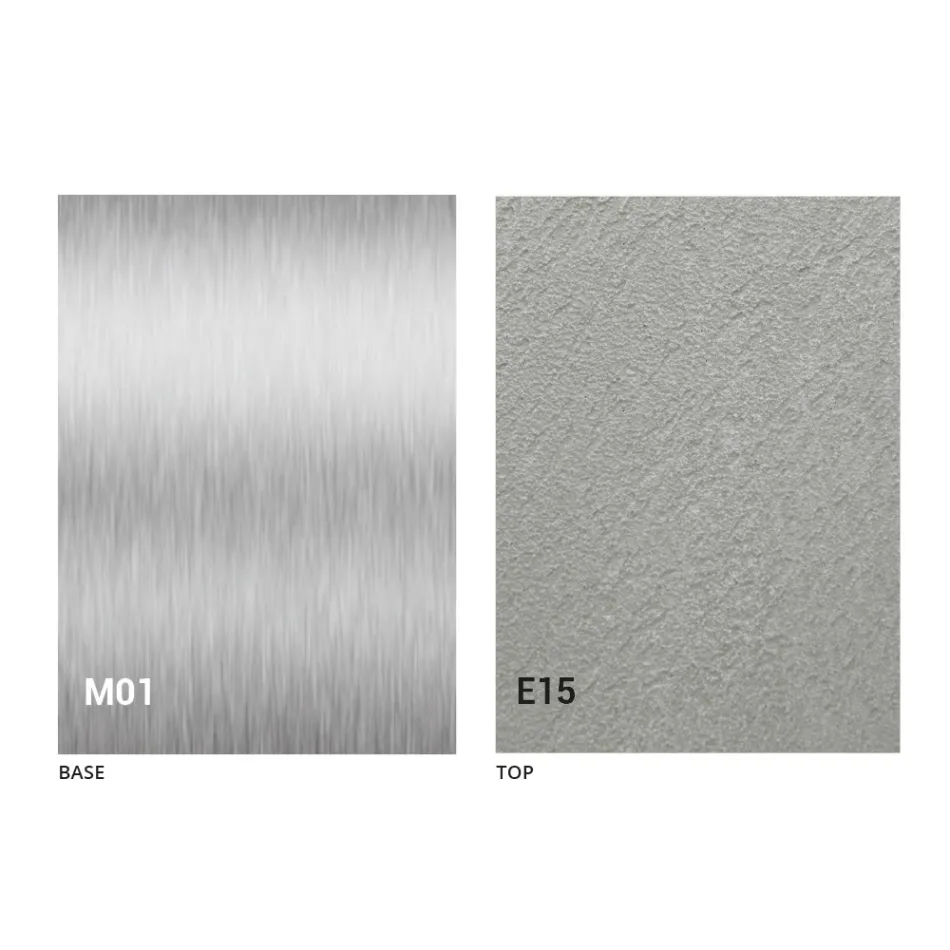 Moderní transformovatelný konferenční stolek, efekt malty, vyrobený v Itálii - Salomon Viadurini