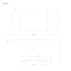 Moderní transformovatelný konferenční stolek z kovu a dřeva vyrobený v Itálii - vesmír Viadurini