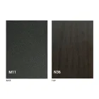 Moderní transformovatelný konferenční stolek z grafitové kovové a dřevěné desky - Sistocle Viadurini