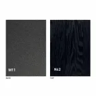 Moderní transformovatelný konferenční stolek z grafitové kovové a dřevěné desky - Sistocle Viadurini