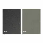 Moderní transformovatelný konferenční stolek z grafitové kovové a dřevěné desky - Sistocle Viadurini